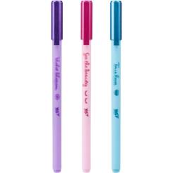 Ручка шариковая Yes Glam 0,7 мм синяя Фото 1