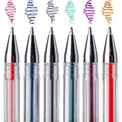 Ручка гелевая Yes Classic набор 6 шт Фото 2