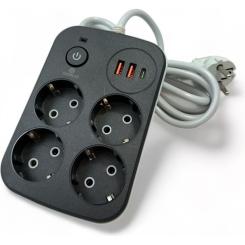 Сетевой фильтр питания XoKo XK-SP-4-2-1-BK Фото