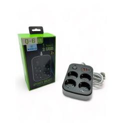 Сетевой фильтр питания XoKo XK-SP-4-2-1-BK Фото 2