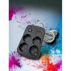 Сетевой фильтр питания XoKo XK-SP-4-2-1-BK Фото 3