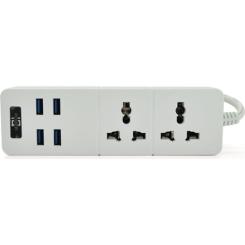 Сетевой фильтр питания Voltronic TВ-Т07, 2роз, 4*USB White Фото