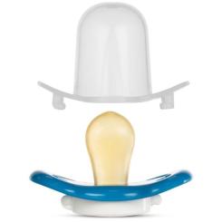 Пустышка Baboo латексная, голубая, Marine, 6+ мес Фото 2