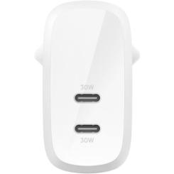 Зарядное устройство Belkin 30W 2хUSB-С PD PPS white Фото 2