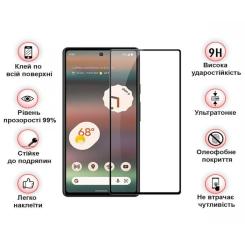 Стекло защитное BeCover Google Pixel 7a Black Фото 3