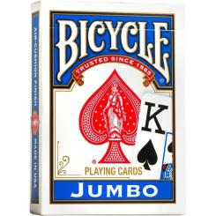 Карты игральные Bicycle Rider Back International Jumbo Index (blue) Фото