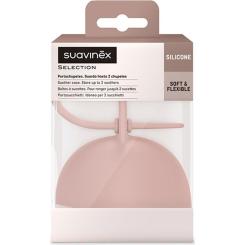 Контейнер для пустышек Suavinex Colour Essence силіконовий, нюдовий Фото 2
