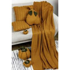 Плед Прованс Happy Fall Kosa Охра 130х170 см Фото 2