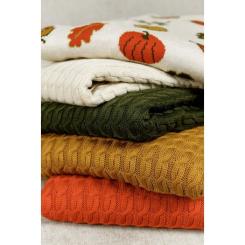 Плед Прованс Happy Fall Kosa Охра 130х170 см Фото 5