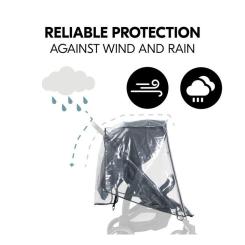 Дождевик на коляску Hauck Pushchair Raincover 4W Фото 1