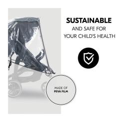 Дождевик на коляску Hauck Pushchair Raincover 4W Фото 5
