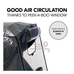 Дождевик на коляску Hauck Pushchair Raincover 4W Фото 6
