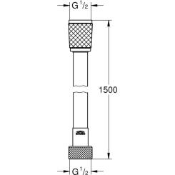 Шланг для душа Grohe QuickFix 287412432 Фото 2