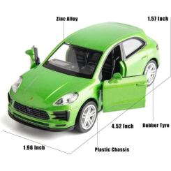 Машина Uni-Fortune PORSCHE MACAN S 2019 зеленый Фото 1