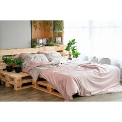 Пододеяльник Ardesto Mix&Match сатин 160х220 см пудра Фото 11