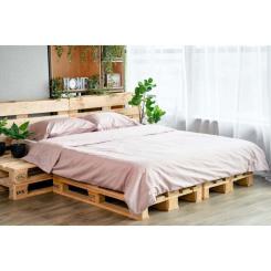 Пододеяльник Ardesto Mix&Match сатин 160х220 см пудра Фото 7