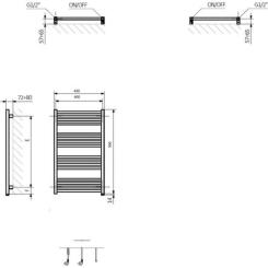 Полотенцесушитель Terma Fiona One 900х430 Фото 1