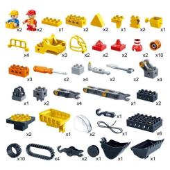 Конструктор ХОКО Кирпичи 97 шт Фото 2