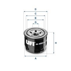 Фильтр масляный UFI 23.485.00 Фото