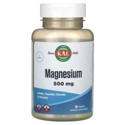 Минералы KAL Магній, 500 мг, Magnesium, 60 таблеток Фото