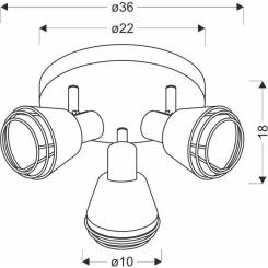 Спот Candellux 92-81780 Neria Фото 1