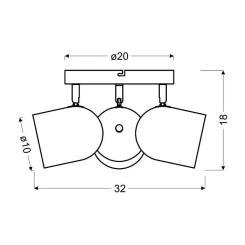Спот Candellux 98-63274 AZURO Фото 2