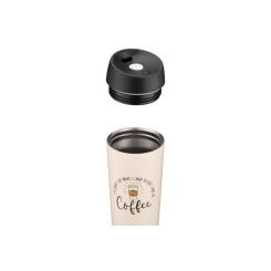 Термокружка Ardesto Coffee Time 450 мл Бежева Фото 11
