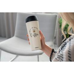 Термокружка Ardesto Coffee Time 450 мл Бежева Фото 8