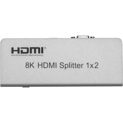 Разветвитель PowerPlant HDMI 8K 1x2 Фото 2