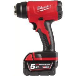 Строительный фен Milwaukee M18 BHG-502C 2x5Ah, кейс Фото 1