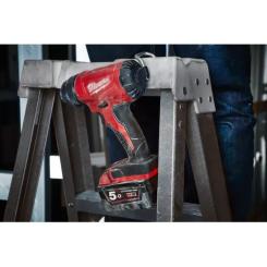 Строительный фен Milwaukee M18 BHG-502C 2x5Ah, кейс Фото 5