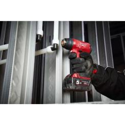 Строительный фен Milwaukee M18 BHG-502C 2x5Ah, кейс Фото 7