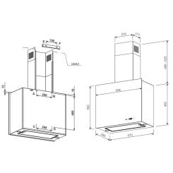 Вытяжка кухонная Eleyus MIRRA 1200 LED 60 BL Фото 11