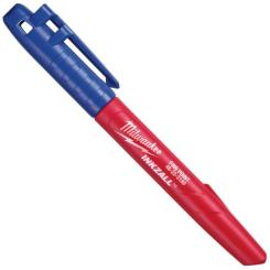 Маркер Milwaukee для стройплощадки INKZALL, тонкий синий Фото