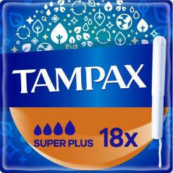 Тампоны Tampax Super Plus с аппликатором 18 шт. Фото