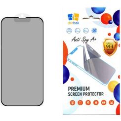 Стекло защитное Drobak Anty Spy Apple iPhone 15 (Black) Фото