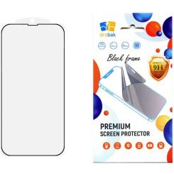 Стекло защитное Drobak Apple iPhone 15 Pro Max (Black) Фото