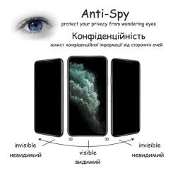 Стекло защитное Drobak Anty Spy Samsung Galaxy A14 (Black) Фото 5
