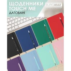 Еженедельник Buromax датированный 2026 TOUCH ME, А5 мятный Фото 6