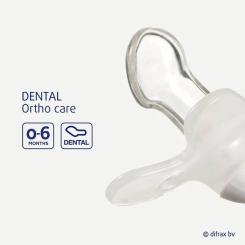 Пустышка Difrax Dentall, 0-6 мес Фото 2