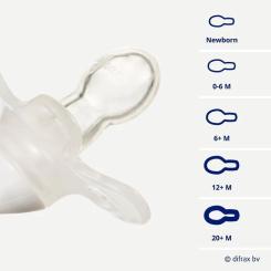 Пустышка Difrax Natural Night, светящийся в темноте, 12+ мес Фото 2