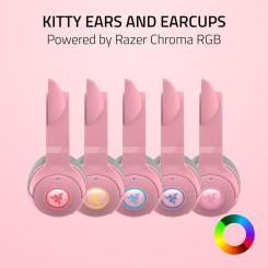 Наушники Razer Kraken Kitty V2 Bluetooth Quartz Фото 11