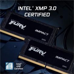 Модуль памяти для ноутбука Kingston Fury (ex.HyperX) SoDIMM DDR5 64GB (2x32GB) 5600 MHz FURY Impact Фото 3