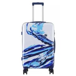 Чемодан Semi Line Print 24" M White/Blue Фото 1