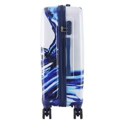 Чемодан Semi Line Print 24" M White/Blue Фото 3