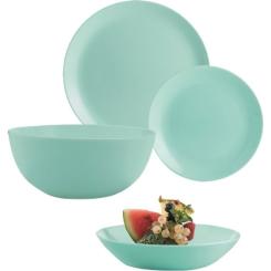 Столовый сервиз Luminarc Diwali Бірюзовий 19 предметів Фото