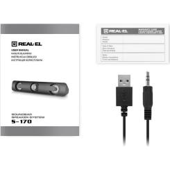 Акустическая система REAL-EL S-170 6Вт Black Фото 7