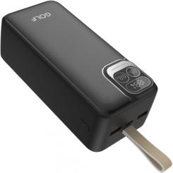 Батарея универсальная Golf P54 40000mah (PD20W+QC22.5W) Black Фото 3