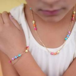 Детский браслет Great Pretenders Boutique Golden Rainbow Фото 1