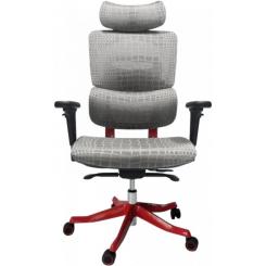 Офисное кресло GT Racer X-626 Gray/Red Фото 1